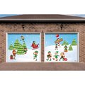 My Door Decor My Door Decor 285901XMAS-026 7 x 8 ft. North Pole Elves Christmas Door Mural Sign Split Car Garage Banner Decor; Multi Color 285901XMAS-026